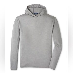 Peter Millar Oslo Gray Excursionist Flex Hoodie MS25XK77 Sweatshirt Sweater